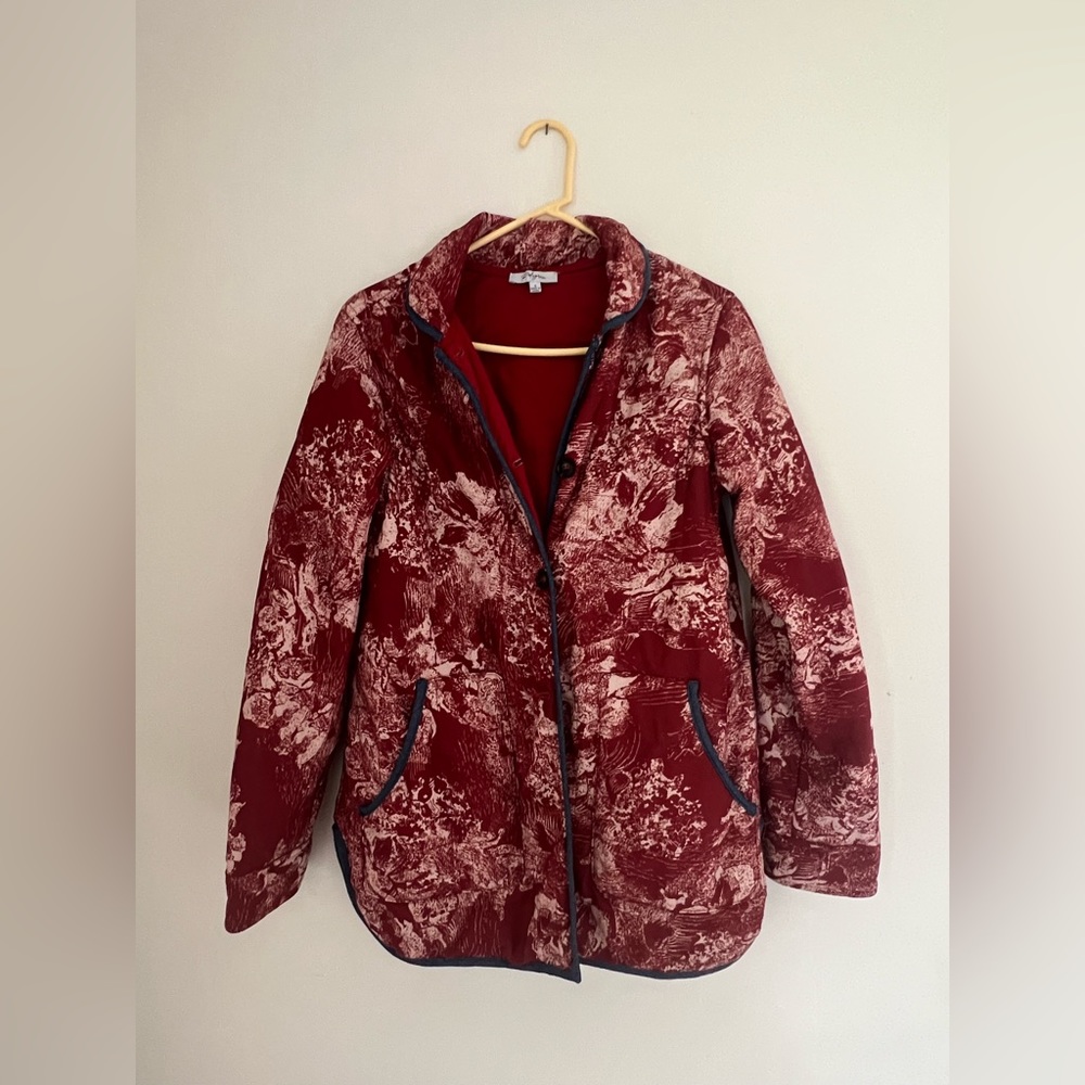 Baltic Born Apparel | Button Up Light Jacket | Color: Rusty Red | Size: S